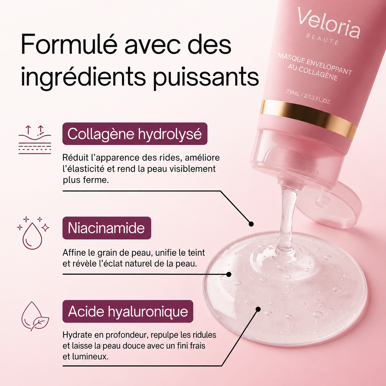 Masque au bio-collagène